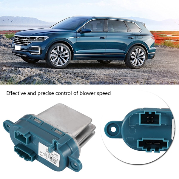 Blæsermotor Modstand Blæserhastighedsregulator til Audi Q7 Touareg Sharan 7L0907521