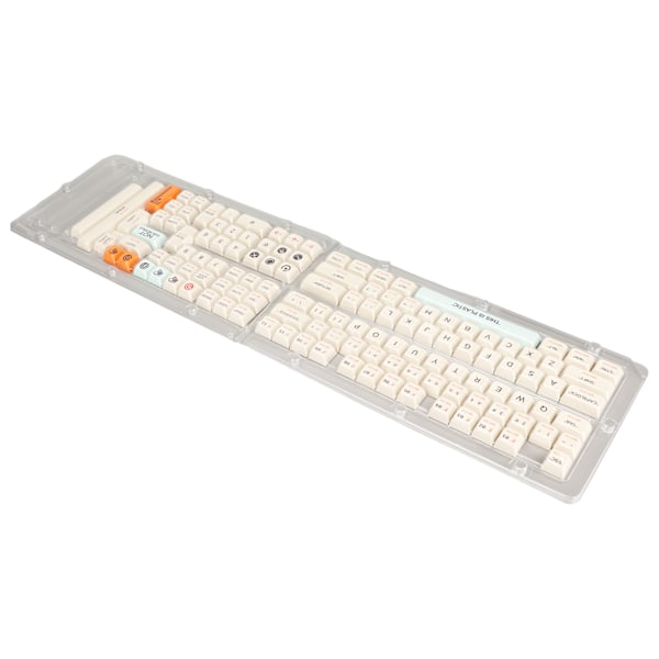 Tastatur Keycaps Orange Blå Beige 128 Taster PBT Tema XDA Høyde Sublimering Utransparent DIY Keycap for Mekanisk Tastatur