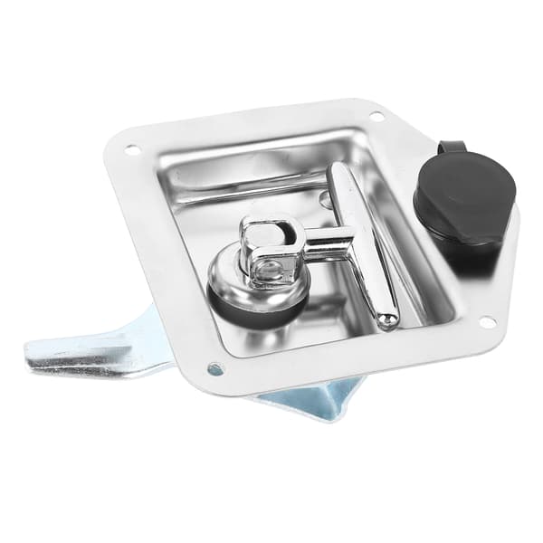 Stainless Steel Folding T-Handle Lock T Handle Latch for Truck Trailer Engineering Vehicles