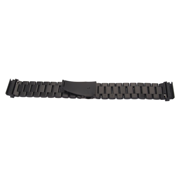 Urrem i rustfrit stål Quick Release urremtilbehør 22 mm pasform til Amazfit Falcon Smart Watch Sort