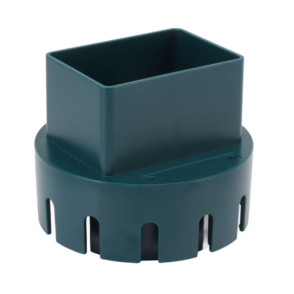 Downspout Adapter Plastic Drain Adapter Downspout Converter Replacement Connection with Screws Green S 2x3in