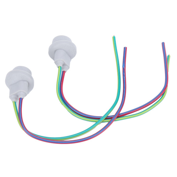 2ST T10 W5W Parkeringslyssokkel med gummiglasfod Universal til scootere ATV Quad