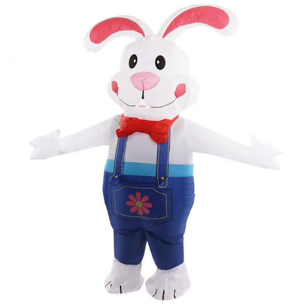 Påsk Uppblåsbar kanin Vattentät Blow Up Bunny Party kostym för påskgårdsdekoration