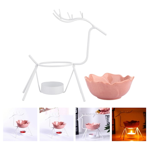 Deer Shape Aroma Furna Brännare Ugn Ljus Aromaterapi eterisk oljelampa 2#