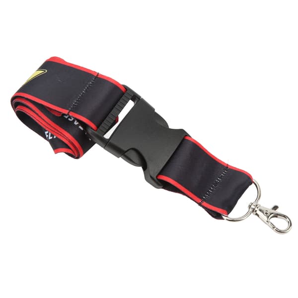 Remote Control Lanyard Anti Lost Nylon Stable RC Drones Remote Control Neck Strap with Warning Slogan for FPV Red