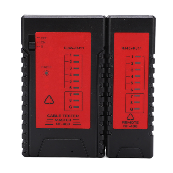 NF‑468 Line Finder Bärbar nätverkskabelsökare för telefonsystem Datornätverk