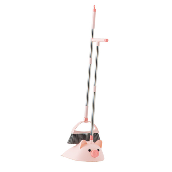 Kvast sopskåp set upprätt stående kombi Hushållssöt, non-stick mjuk sopborste papperskorg