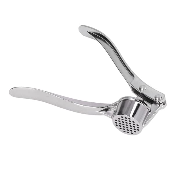 Garlic Press Crusher Handheld Ginger Mincer Tool Zinc Alloy Ergonomic Handle Rustproof for Home Kitchen