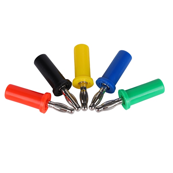 5st set U30 4mm Bananplugg Röd Svart GulGrön Blå för Eltestning
