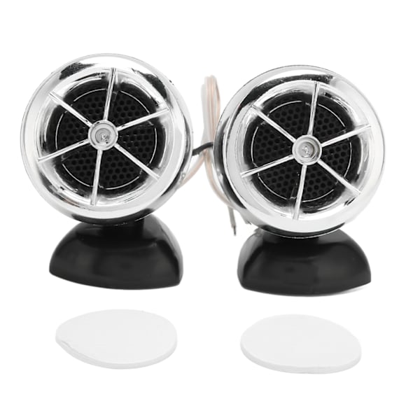 2st Dome Diskanthögtalare 1200W Hög känslighet Universal för bilstereosystem Silver