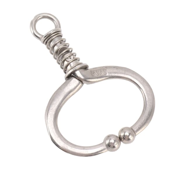 Cattle Nose Ring Durable Stainless Steel Cattle Ring Spherical Cattle Ring Clamp Traction for Home Use HL Q4D