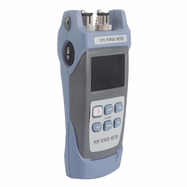 Håndholdt LCD optisk effektmeter PON Nettverksdetektor Fiberoptisk effekttester UPC-port