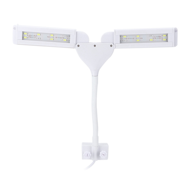 Akvarie Klipslampe med Kontrolbryder USB-stik 4 Rækker Bredvinkel Akvarium LED-lys 100-240VEU-stik