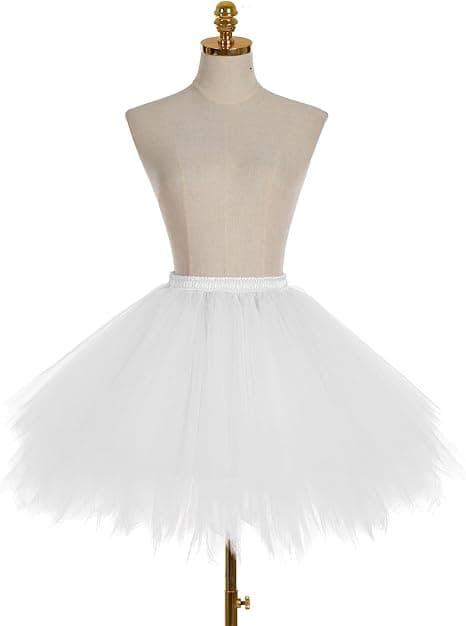 Kort tylskørt ballet tutu underskørt, mange farver[LD]