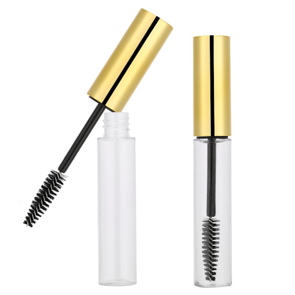 5 farger 10 ml Tom Mascara Tube med øyenvippebørste Tom Mascara beholder flaske #2