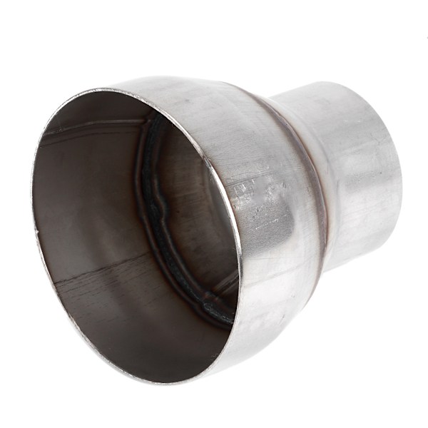 2,5-4 tommer rustfrit stål Turbo Udluftningsreducer Adapter Universal Ledningsrør