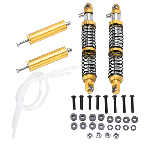 1 par främre bakre stötdämpare RC biluppgraderingsdelar för AXIAL SCX10 1/10 fjärrkontroll CarGold