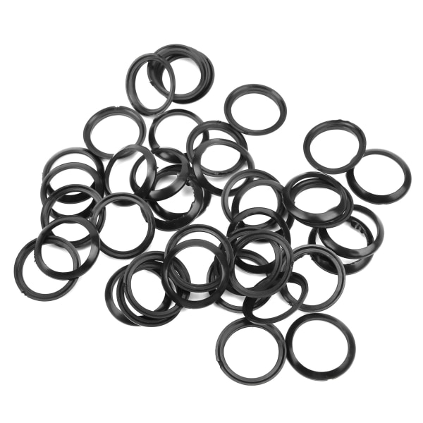 40 kpl silikonikäämirullan pidike koristelurengas trimmaussovitin vavanrakennusosiin 21MM