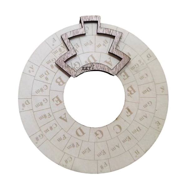 12/16 cm trämelodiverktyg Cirkel av femmor Trähjul och presenter för musikpedagogiska verktyg 16cm