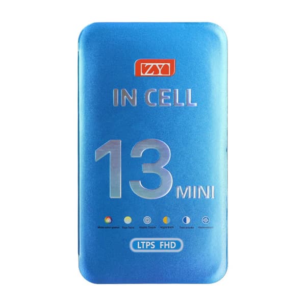 Kompatibel med iPhone 13 Mini In-Cell FHD LCD-skærm Sort 2