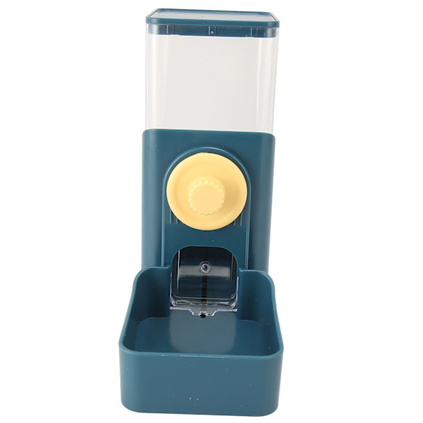 Pet Auto Gravity Feeder Automatisk stor kapacitet Läcksäker Pet Feeder Station för katthund mörkblå