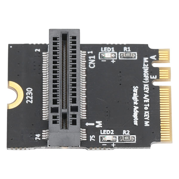 Sovitin kortti NVME SSD:lle M.2 Key AE pystysuoraan asennukseen Verkko muuntaja 2280 tyypille