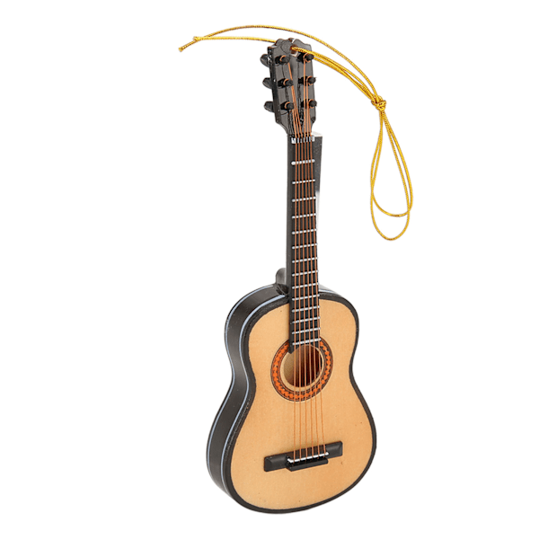 Gitar Modell Livaktig Dekorativ Treminiature Gitar Ornament for Juletre Stue Studierom