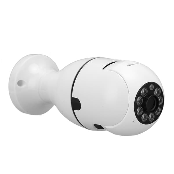 WiFi Bulb 1080P Security Camera Color Night Vision Motion Detection Screw in E27 Bulb Socket Home Camera