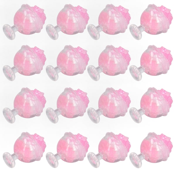 20 stk 1:12 Dukkehuss Smoothie DIY Sjov Simuleret Miniature Smoothie Dukkehuss Dekoration Tilbehør Rosa