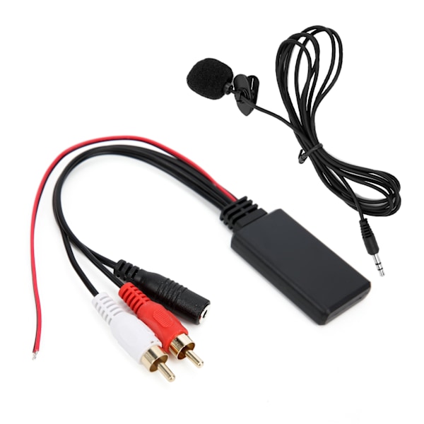 Mikrofonadapter Aux-lydkabel Bluetooth 5.0 til MP3 WMA WAV Udskiftning til Pioneer med 2RCA-port