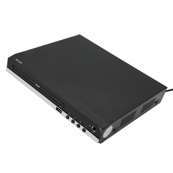 Mini DVD Player 1080P Support AV Output Remote Control HD Multimedia Interface DVD CD Player with USB Port 110-240V EU Plug 0.5