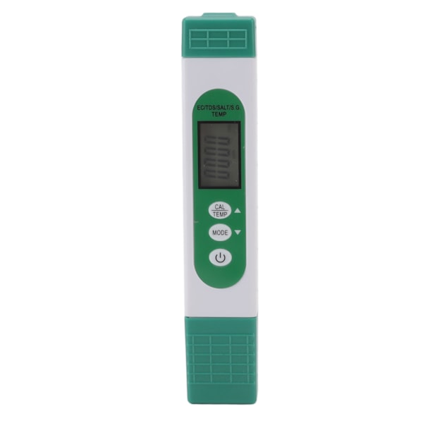 Vattenkvalitetsmätare Pen typ SALT TDS EC S.G TEMP 5 i 1 Tester LCD Digital med bakgrundsbelysning