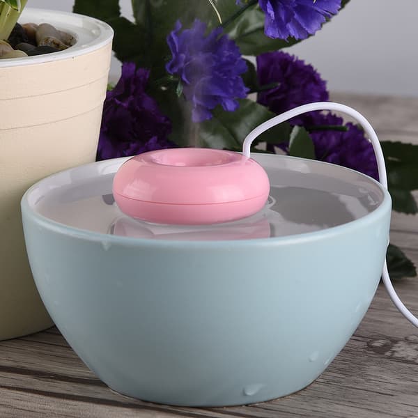 Mini Bärbar Rosa USB Atomization Spray Luftfuktare för hem, kontor och bil