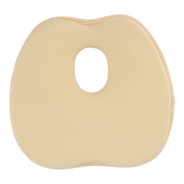 Baby Head Shaping Kudde Korrigering Flat Head Spänst Memory Foam Nyfödd sovkudde för barnvagnar Sängar Gul