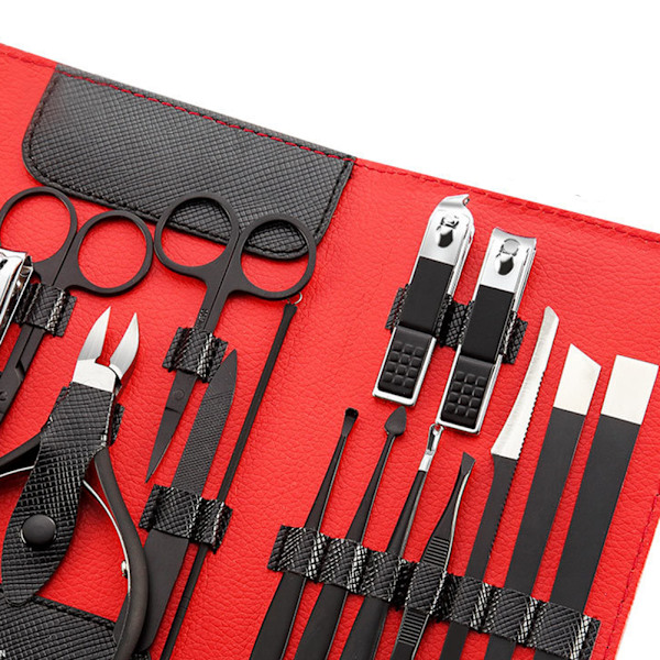 8 st Nagelklipper Set Professionell Effektiv Säker Nagelklippare Pedikyr Set för hemresor