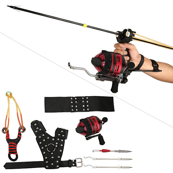 Ulkoilma Metalli Kaari Kalastus Spincast Rulla Kit Set Kalastus Metsästys Tarvikkeet