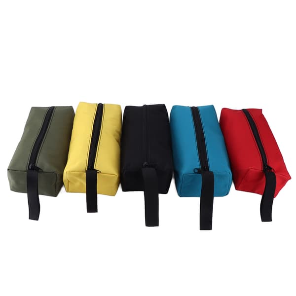 5 Pcs Zipper Tool Bag Multifunctional Small Tool Storage Bag Organizer with Hanging Loop for Men Women