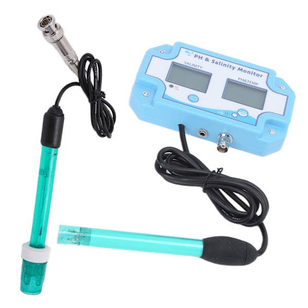 PH‑2987 3 i 1 Online PH-saltindhold TEMP-måler Vandkvalitetsmåler til fisketank Akvarium US-stik 110V-120V