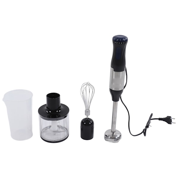 4 i 1 multifunktionel madblender Håndholdt kødhakker Elektrisk ægskummer Madprocessor EU-stik 220‑240V