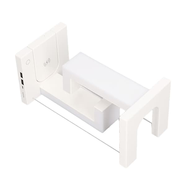 Magnetic Levitation Night Light 3 Gears Touching Switch LED Table Lamp with Phone Wireless Charging White