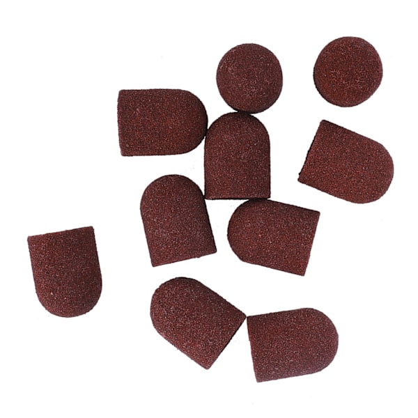 10 st Nageldedikerad huvudslipning Sliplock Polermaskin Sand Manikyr Pedikyrverktyg (13*19)