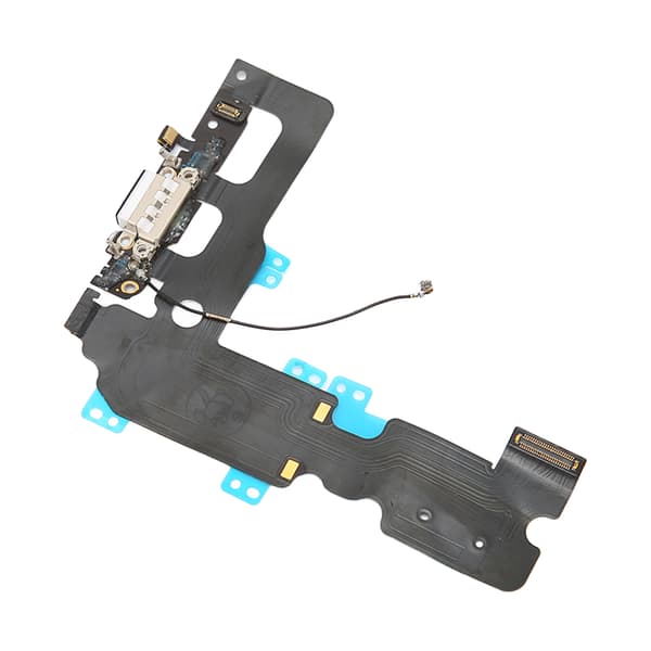 Laderportmodul USB Laderport Dockkontakt Mikrofonsignal Antenne Flexkabelmodul for iPhone 7 Plus Hvit