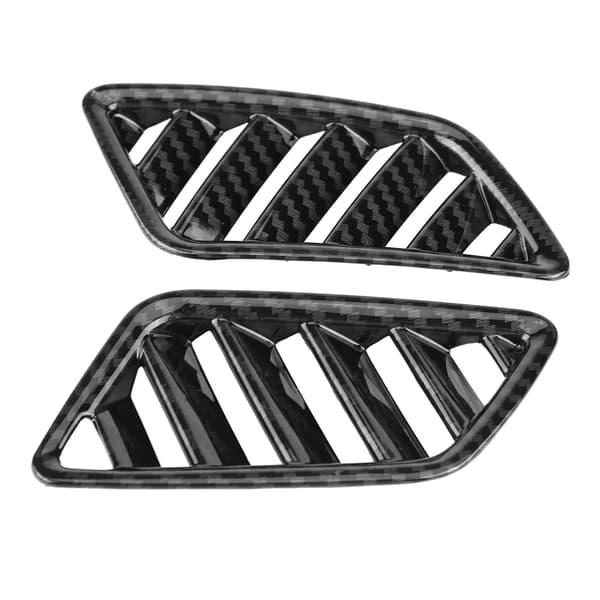 2 stk Innvendig øvre luftventil utløpsbeskyttelse for Mitsubishi Eclipse Cross 17-18 karbonfiber
