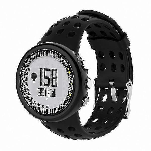 Silikoniranneke Suunto M1 M2 M4 M5 -sarjan kuntokellolle Black