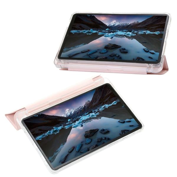 Tredobbelt foldbart etui til Samsung Galaxy Tab A9 - Rosa[LD]