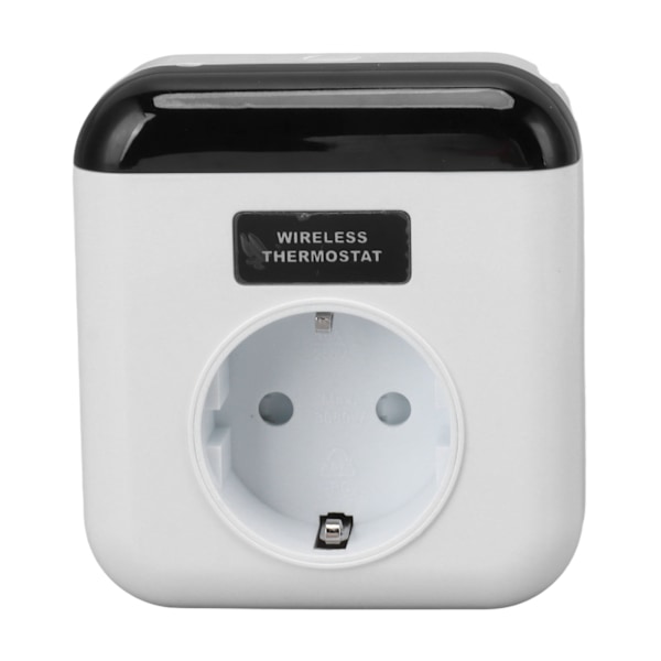 Smart WiFi Termostatkontakt Uttak Programmerbar Trådløs Strømkobling Temperaturregulator med APP-fjernkontroll EU-kontakt 220V