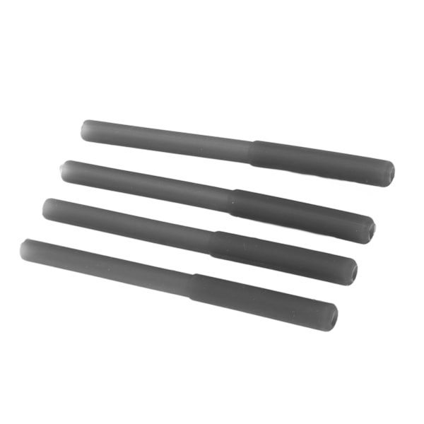 4 stk Spider Stove Benbeskyttelse Udendørs Kogeplade Silikonhylstre Antislip Fleksibel Benbeskyttelse til SOTO 310 Spider Stove Sort