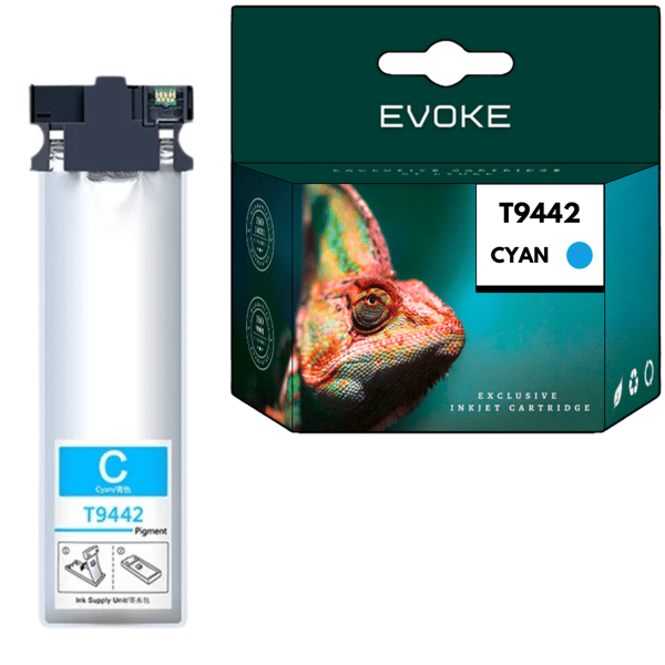 Bläckpatron för Epson T9442 blå (cyan) | 40 ml | 3000 sidor