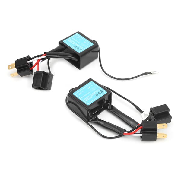 2 stk LED Feilfri Dekoder Frontlys for H4 Polaritetskonverter Anti-Flimmer Feil Eliminering