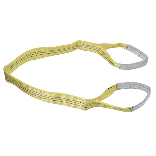 3T platt lyftsele PES webbband Höghållfast lastkrantillbehör Bred 75mm5 meter